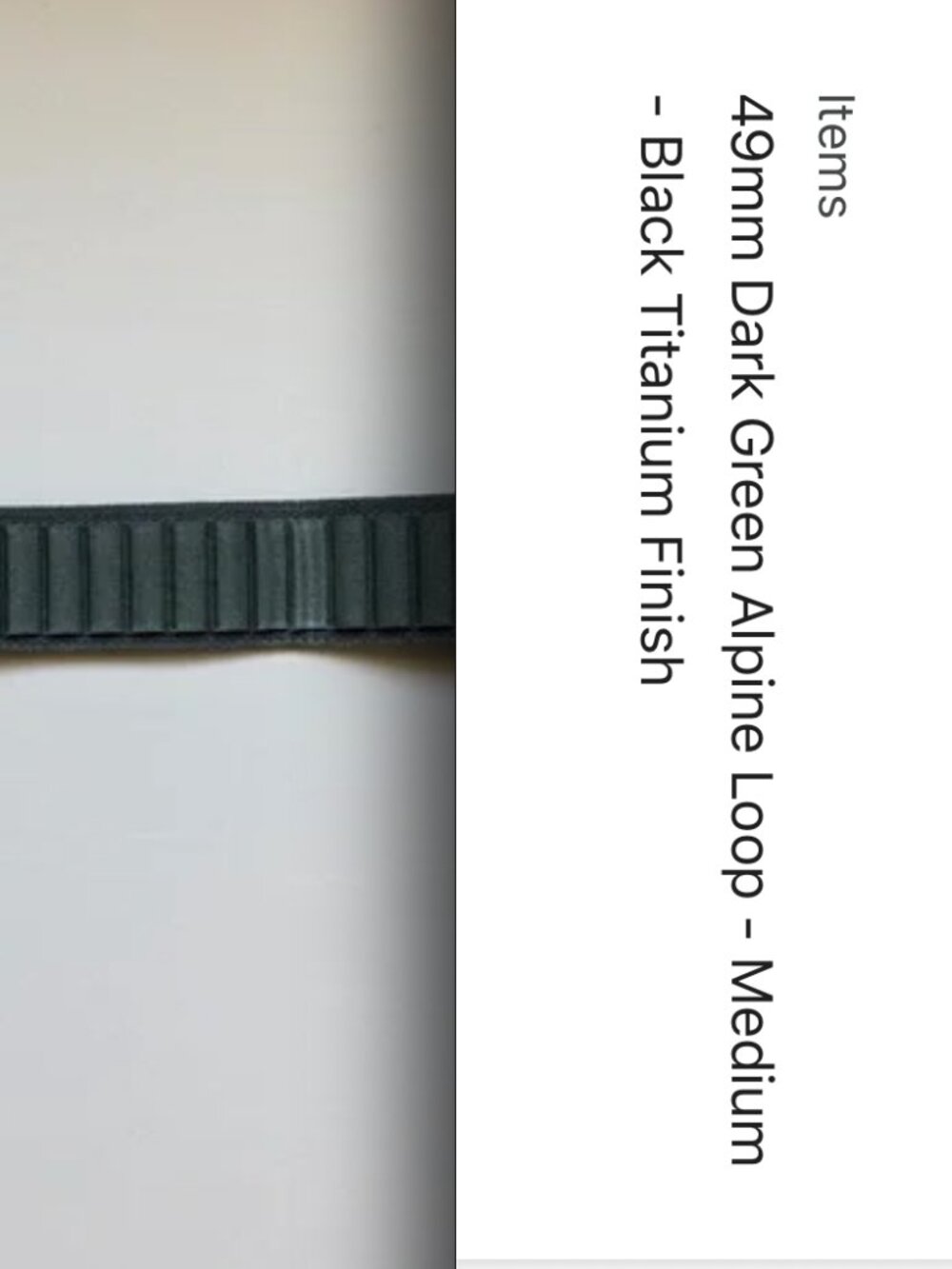 46mm Apple Watch Band - Alpine Loop - Ultra/Ultra2 - Picture 4 of 4
